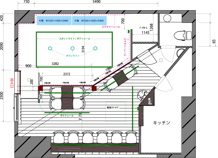 ギャラリー見取り図